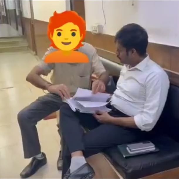 DCP Hareswar V. Swamy listening to public complaints in a simple and humble way