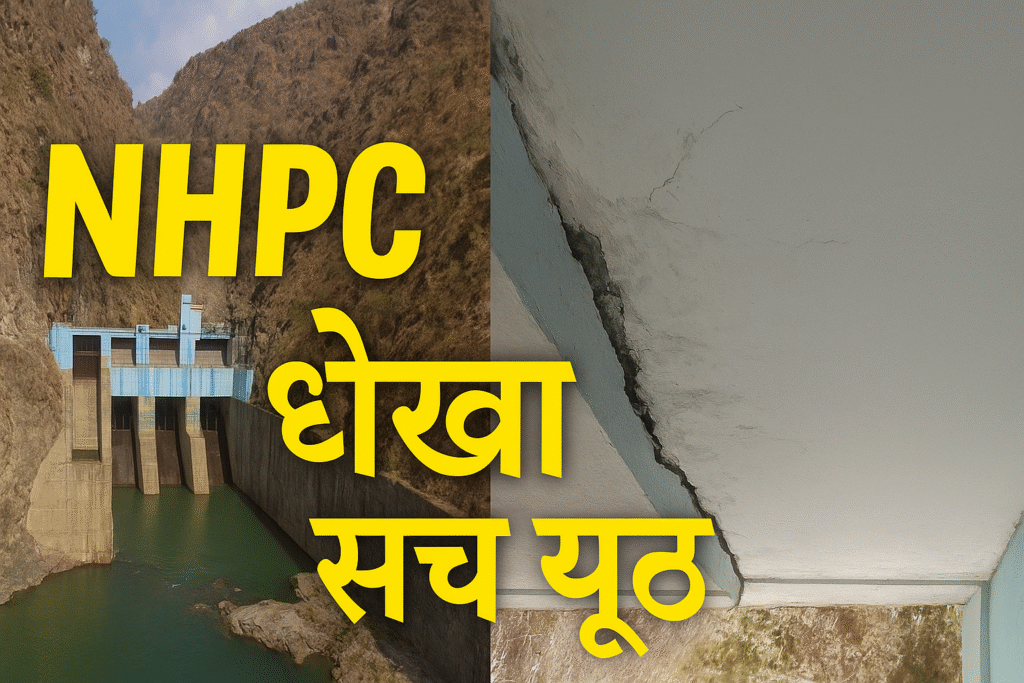 NHPC धरवाला परियोजना – टूटी दीवारें और दरारें, प्रभावित ग्रामीणों का गुस्सा