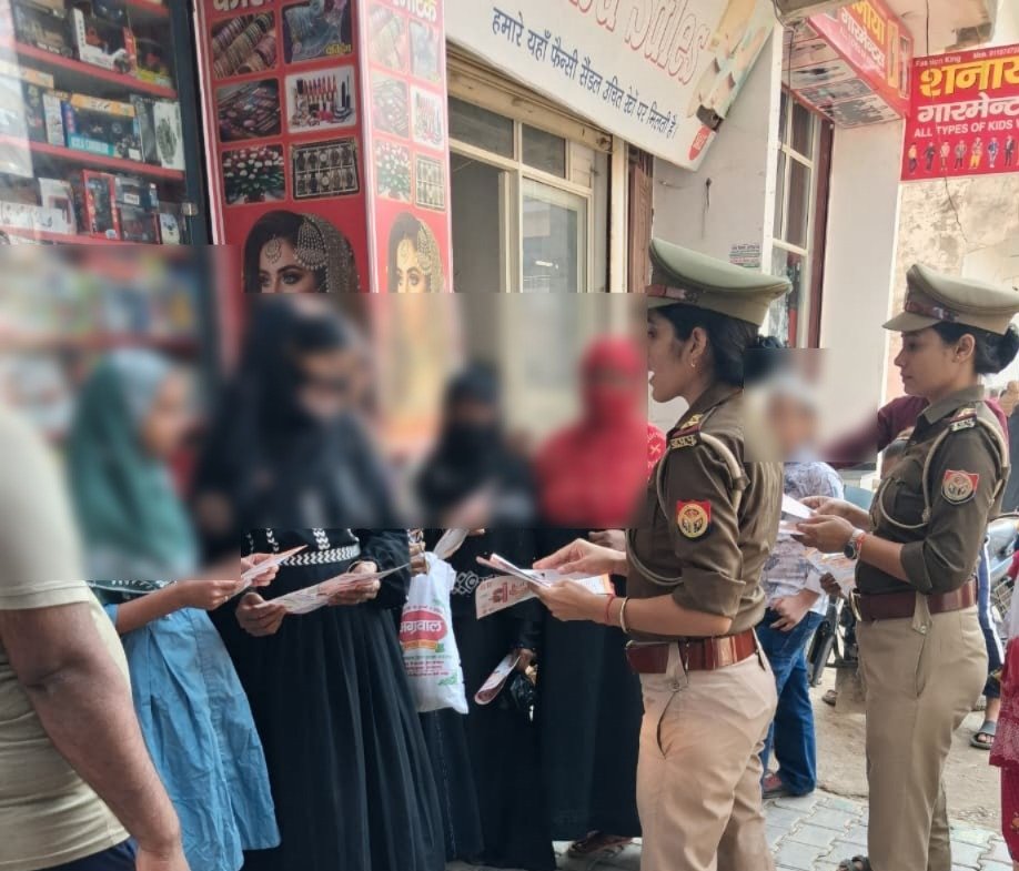 Masuri Police conducting Mission Shakti awareness program Ghaziabad for women and students